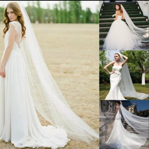 Dresses & Skirts - Just arrived Bridal 2 Meters Long Bridal Veil With